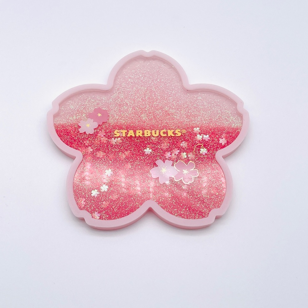 NEW STARBUCKS SAKURA CHERRY BLOSSOM PINK COASTER - Picture 2 of 6